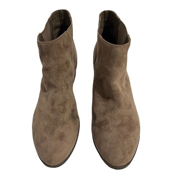 Dr. Scholl's Ankle Bootie Size 10M Women's Suede Tan/Brown - Picture 7 of 9